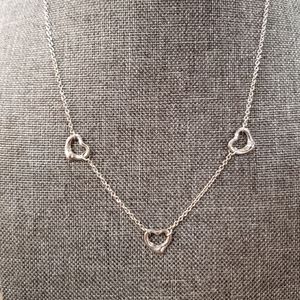 *SOLD* Tiffany & Co. Sterling Open Heart Necklace